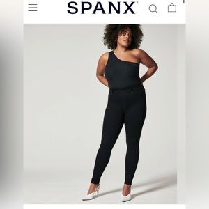 Spanx Ankle Skinny Jeans, Clean Black M